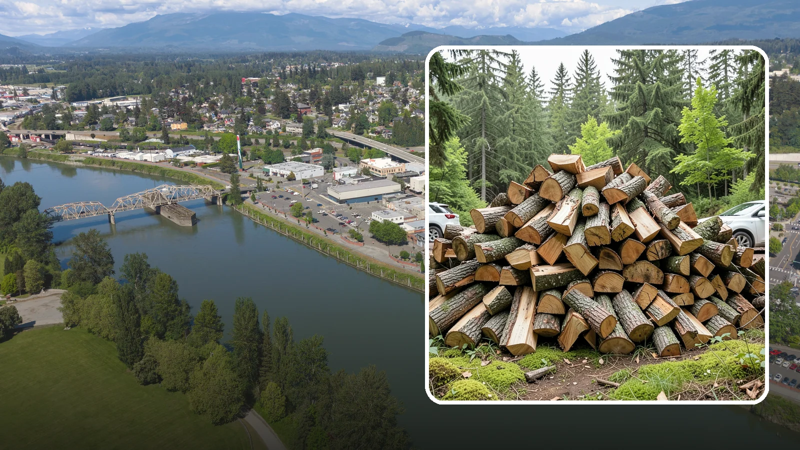 Tree Removal for Firewood in Mount Vernon, WA - We remove standing trees and convert the usable wood into firewood for your property.