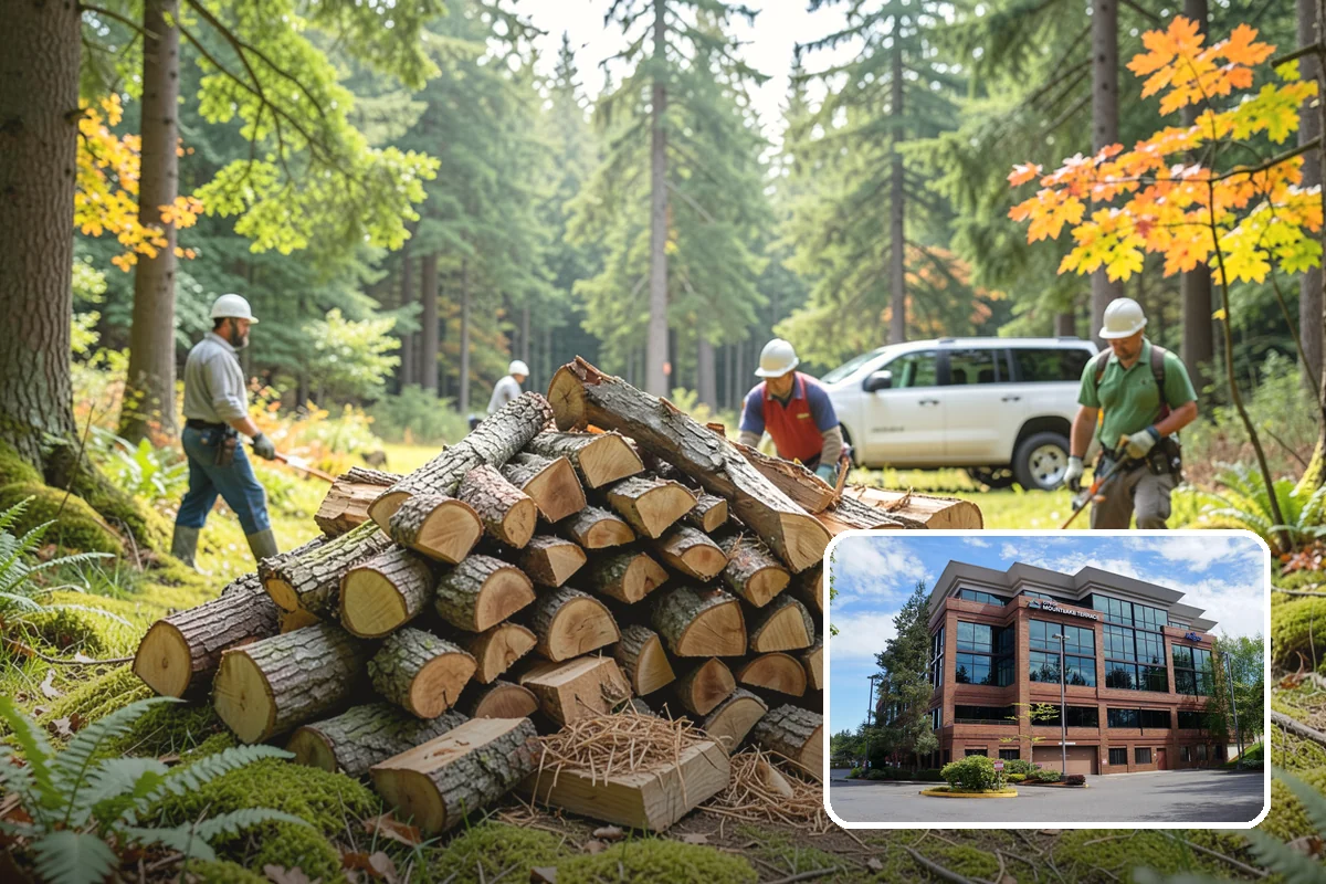 Tree Removal for Firewood in Mountlake Terrace, Snohomish County, WA - Turns removal waste into usable firewood