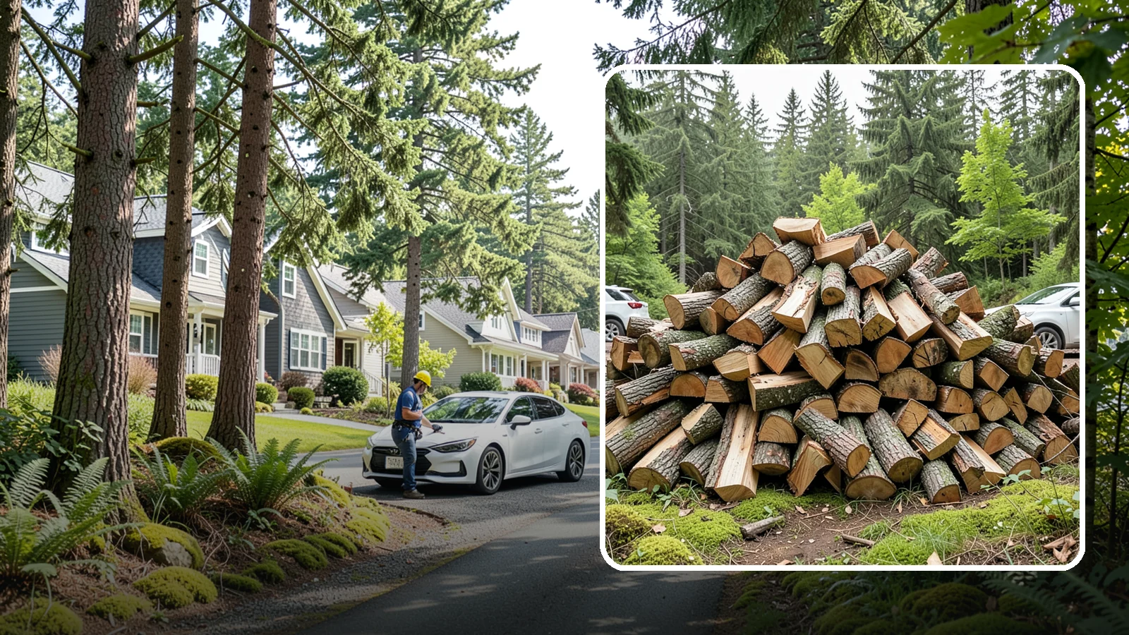 Tree Removal for Firewood in Normandy Park, King County, WA - We remove standing trees and convert the usable wood into firewood for your property.