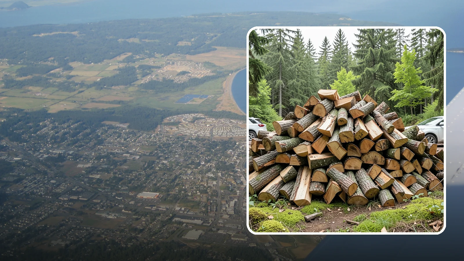 Tree Removal for Firewood in Oak Harbor, Island County, WA - We remove standing trees and convert the usable wood into firewood for your property.