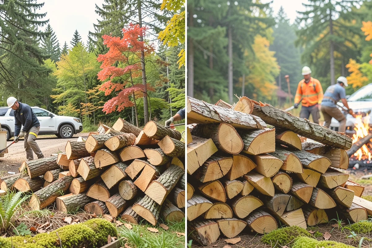 Tree Removal for Firewood in Orting, Pierce County, WA - We assess the tree and site access