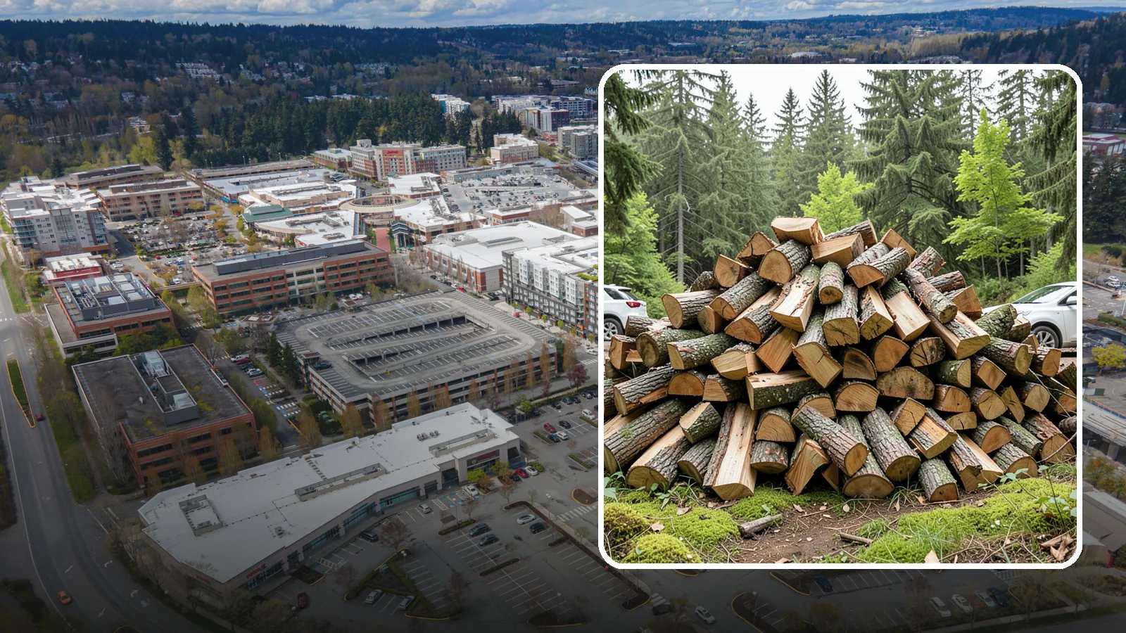 Tree Removal for Firewood in Redmond, King County, WA - We remove standing trees and convert the usable wood into firewood for your property.