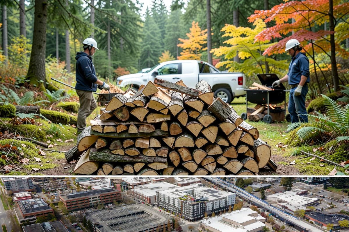 Tree Removal for Firewood in Redmond, King County, WA - Removals are common after winter storms and before the wet season, so schedule ahead of stormy months.