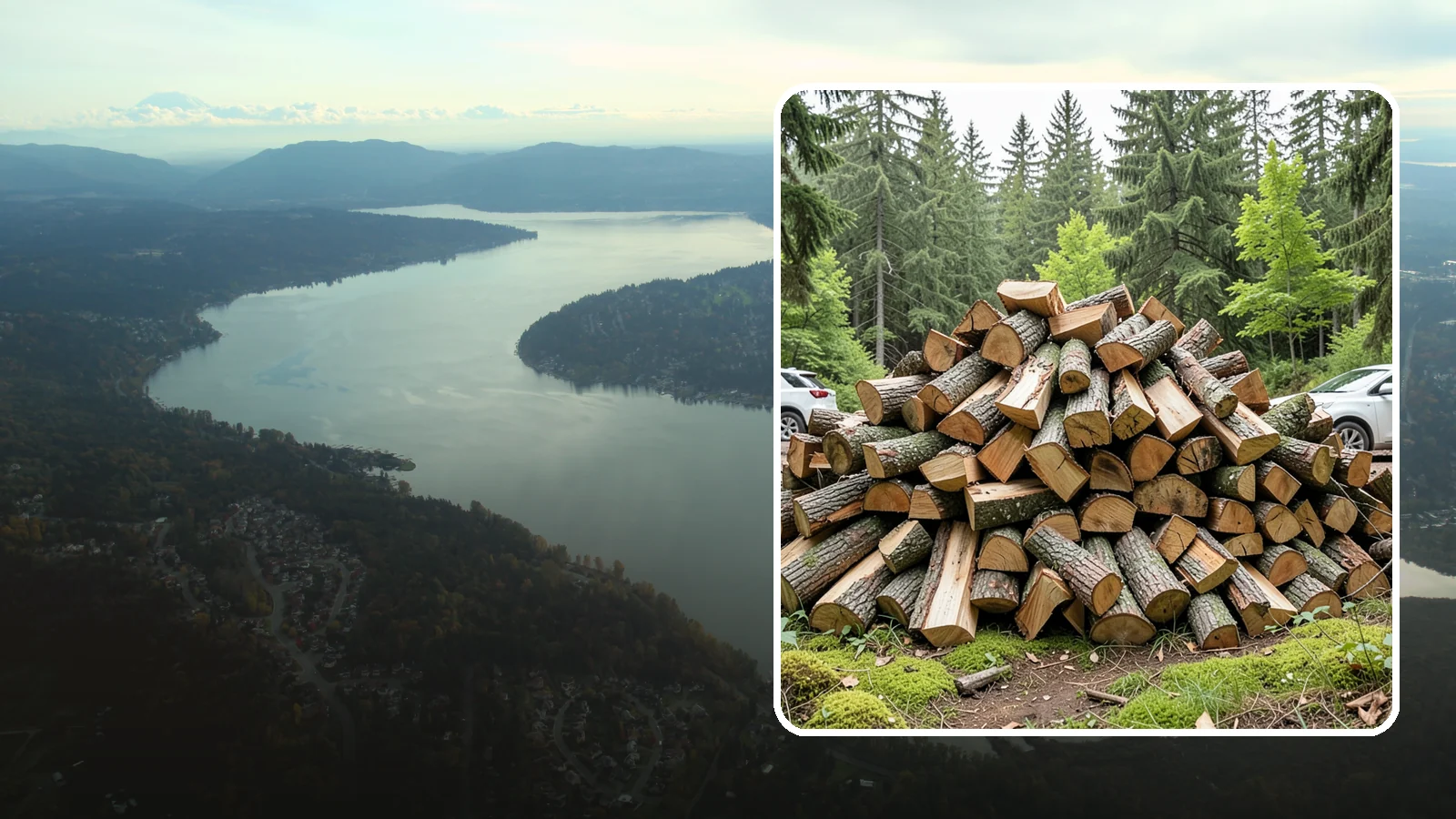 Tree Removal for Firewood in Sammamish, King County, WA - We remove standing trees and convert the usable wood into firewood for your property.