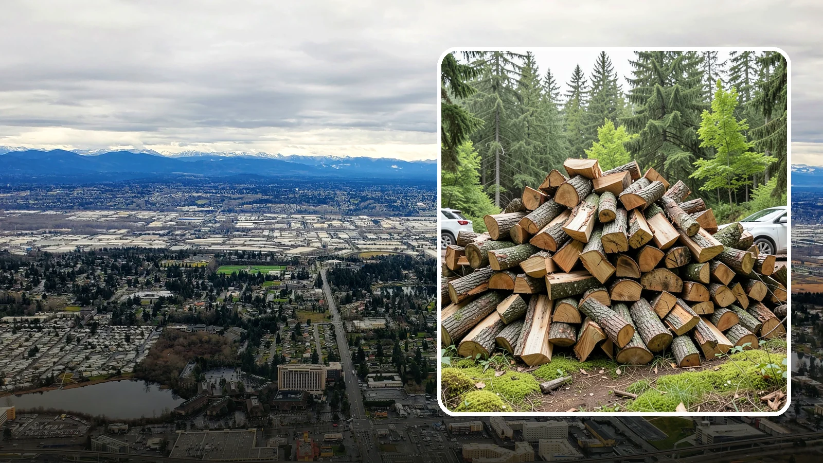 Tree Removal for Firewood in SeaTac, King County, WA - We remove standing trees and convert the usable wood into firewood for your property.