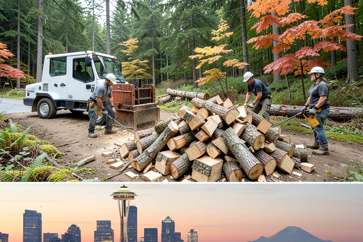 Tree Removal for Firewood in Seattle, King County, WA - Removals are common after winter storms and before the wet season, so schedule ahead of stormy months.