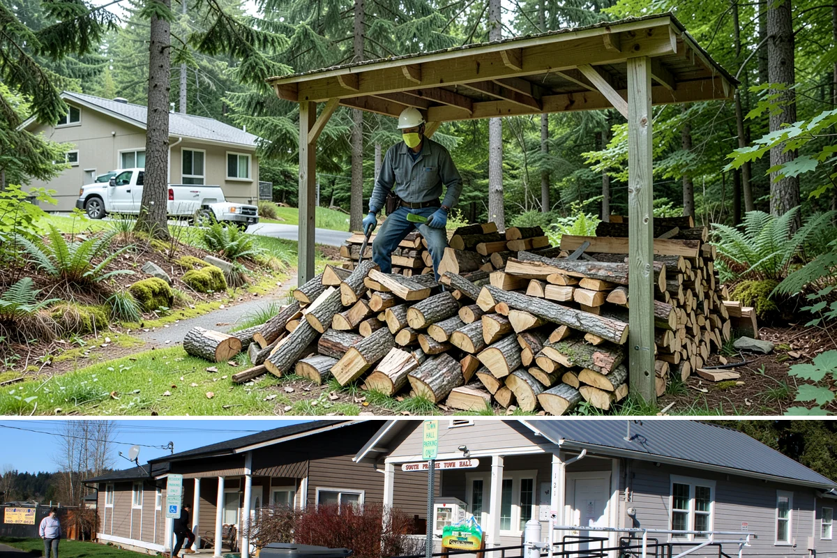 Tree Removal for Firewood in South Prairie, Pierce County, WA - Removals are common after winter storms and before the wet season, so schedule ahead of stormy months.