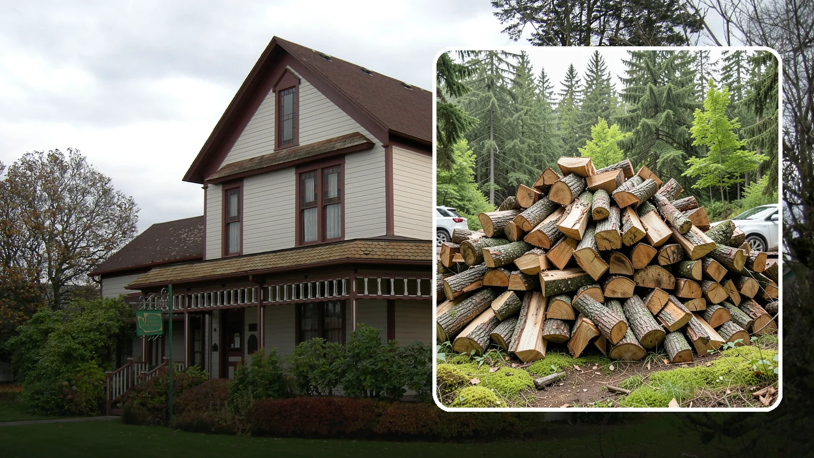 Tree Removal for Firewood in Sumner, Pierce County, WA - We remove standing trees and convert the usable wood into firewood for your property.