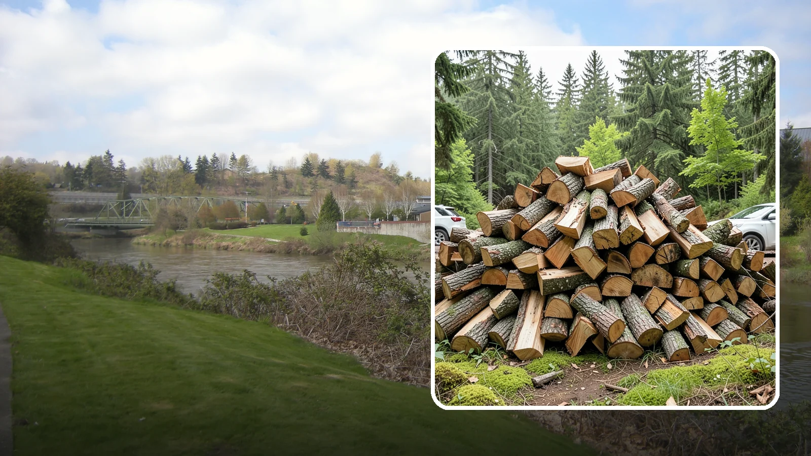 Tree Removal for Firewood in Tukwila, King County, WA - We remove standing trees and convert the usable wood into firewood for your property.