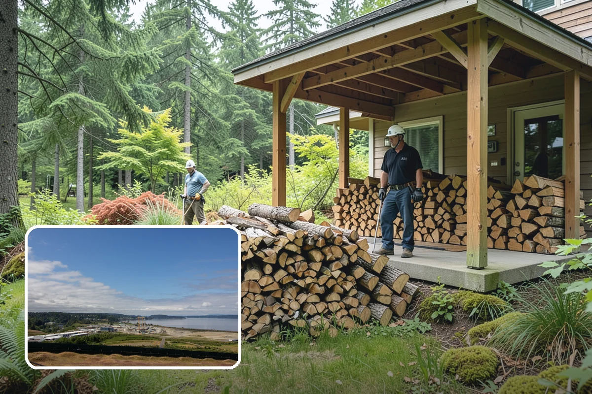 Tree Removal for Firewood in University Place, Pierce County, WA - Turns removal waste into usable firewood