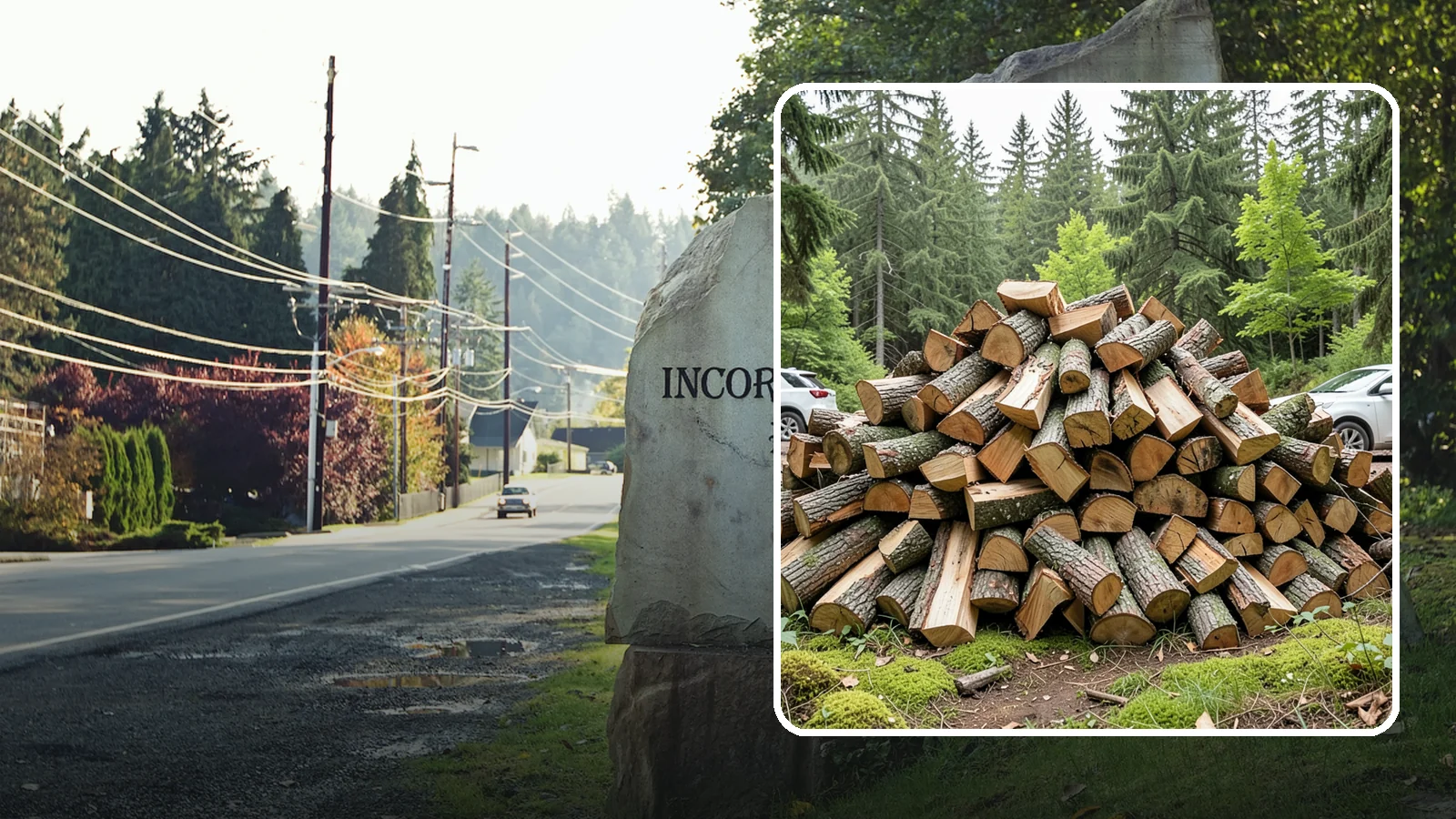 Tree Removal for Firewood in Wilkeson, Pierce County, WA - We remove standing trees and convert the usable wood into firewood for your property.