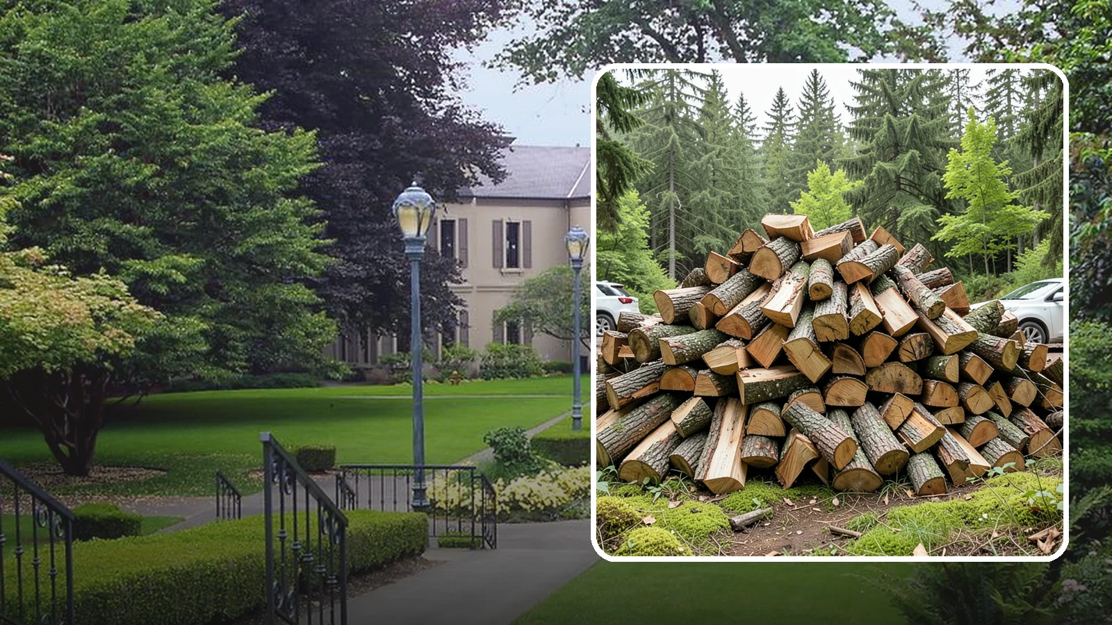 Tree Removal for Firewood in Woodinville, King County, WA - We remove standing trees and convert the usable wood into firewood for your property.
