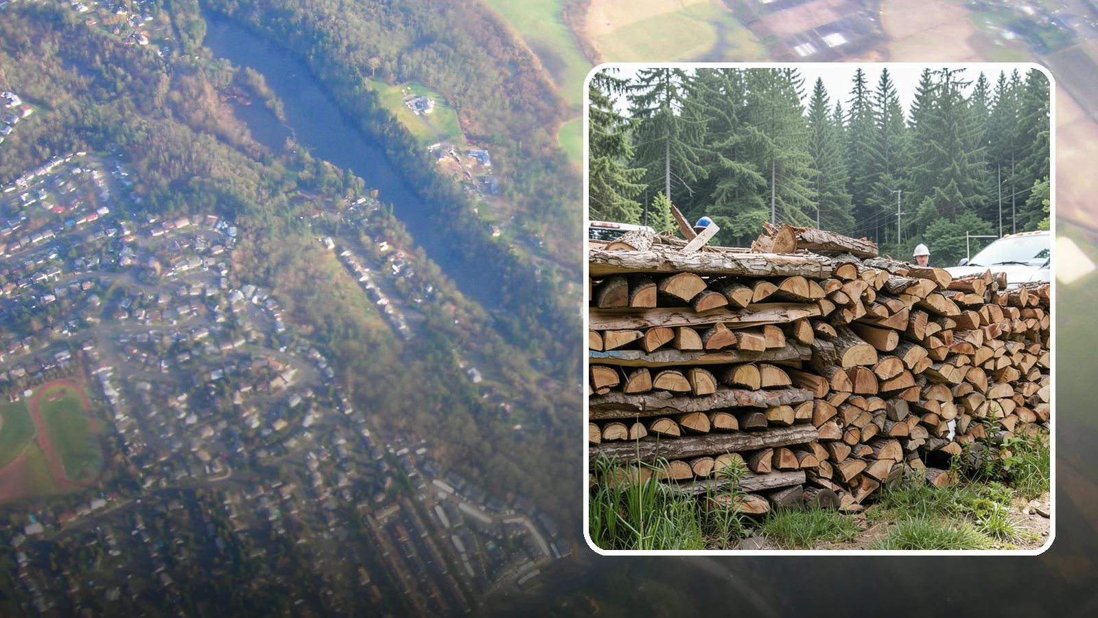 Truckload Firewood in Algona, King County, WA - A full truckload of firewood delivered in bulk for heavy burners and larger properties.