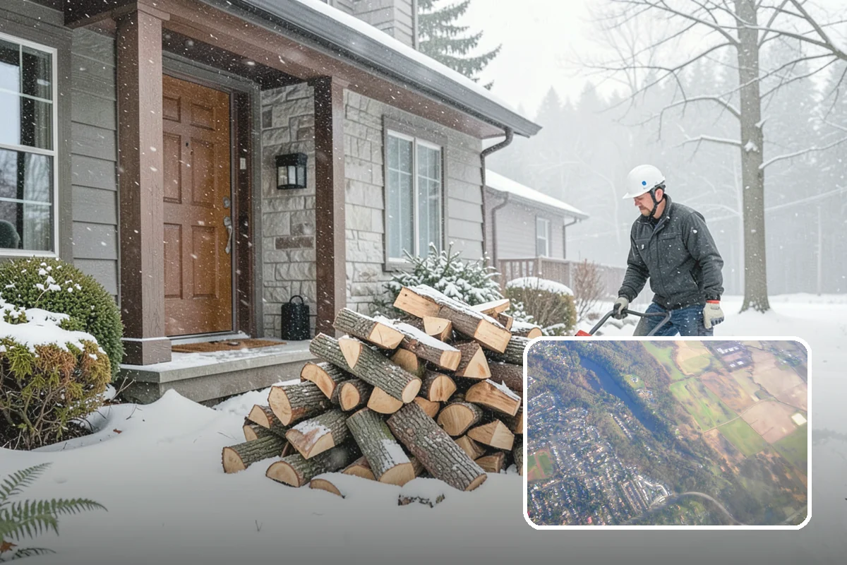 Truckload Firewood in Algona, King County, WA - Maximum volume in a single efficient delivery
