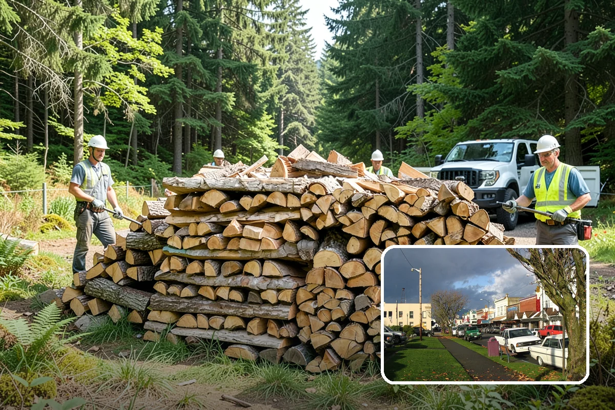 Truckload Firewood in Arlington, Snohomish County, WA - Maximum volume in a single efficient delivery