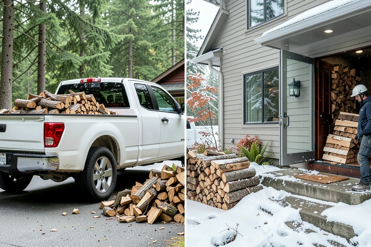 Truckload Firewood in Arlington, Snohomish County, WA - Discuss your truckload needs and access