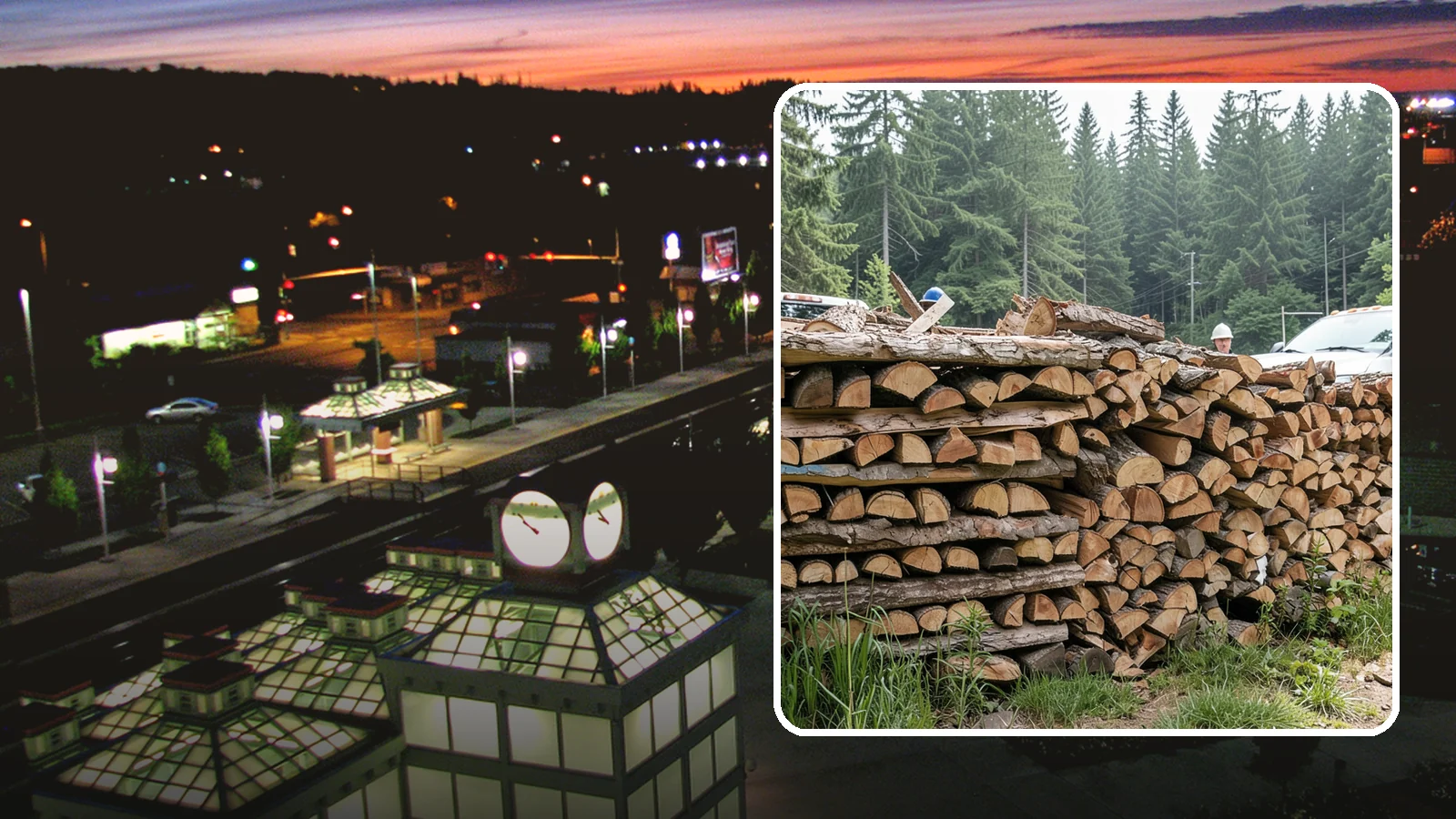 Truckload Firewood in Auburn, King County, WA - A full truckload of firewood delivered in bulk for heavy burners and larger properties.