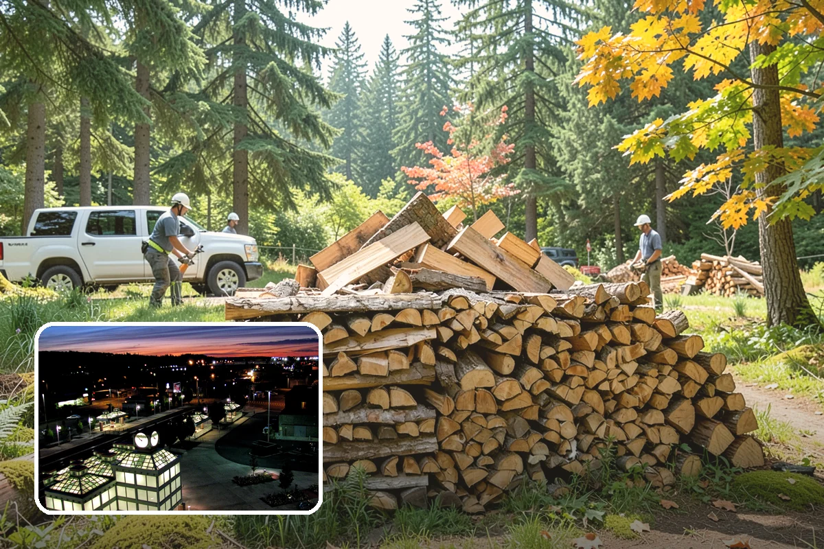 Truckload Firewood in Auburn, King County, WA - Maximum volume in a single efficient delivery