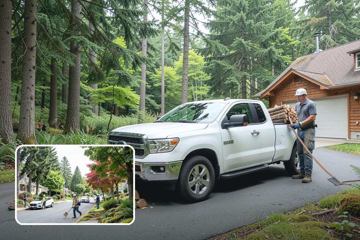 Truckload Firewood in Beaux Arts Village, King County, WA - Maximum volume in a single efficient delivery