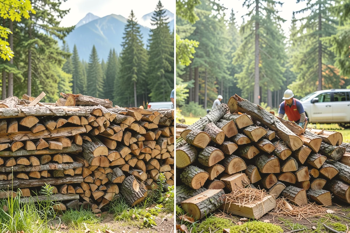 Truckload Firewood in Black Diamond, King County, WA - Discuss your truckload needs and access