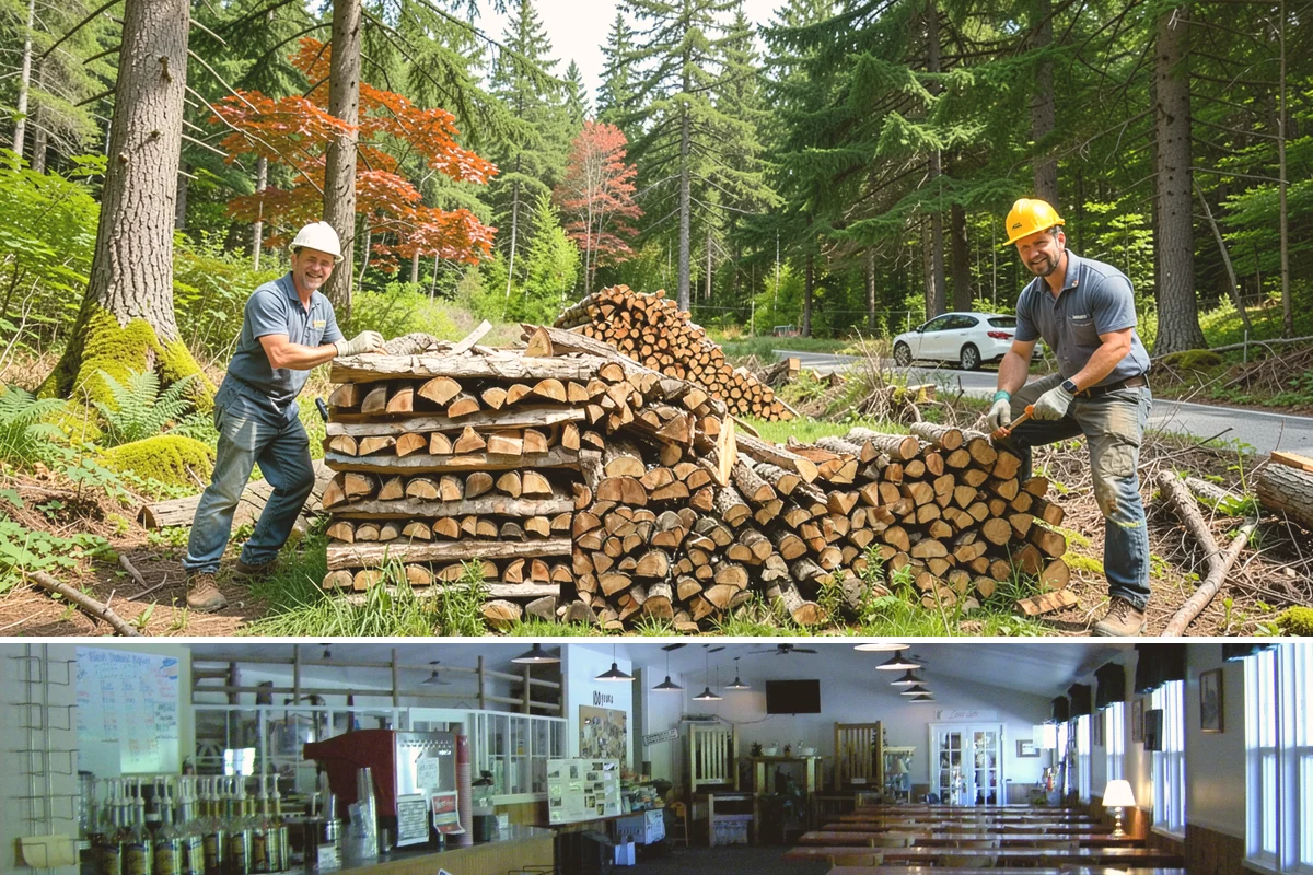 Truckload Firewood in Black Diamond, King County, WA - Schedule a truckload in late summer to lock in supply and pricing before winter surges.