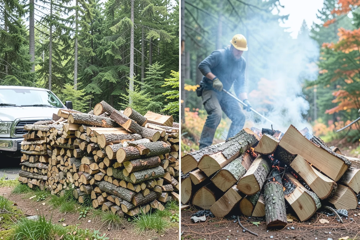 Truckload Firewood in Bonney Lake, Pierce County, WA - Discuss your truckload needs and access