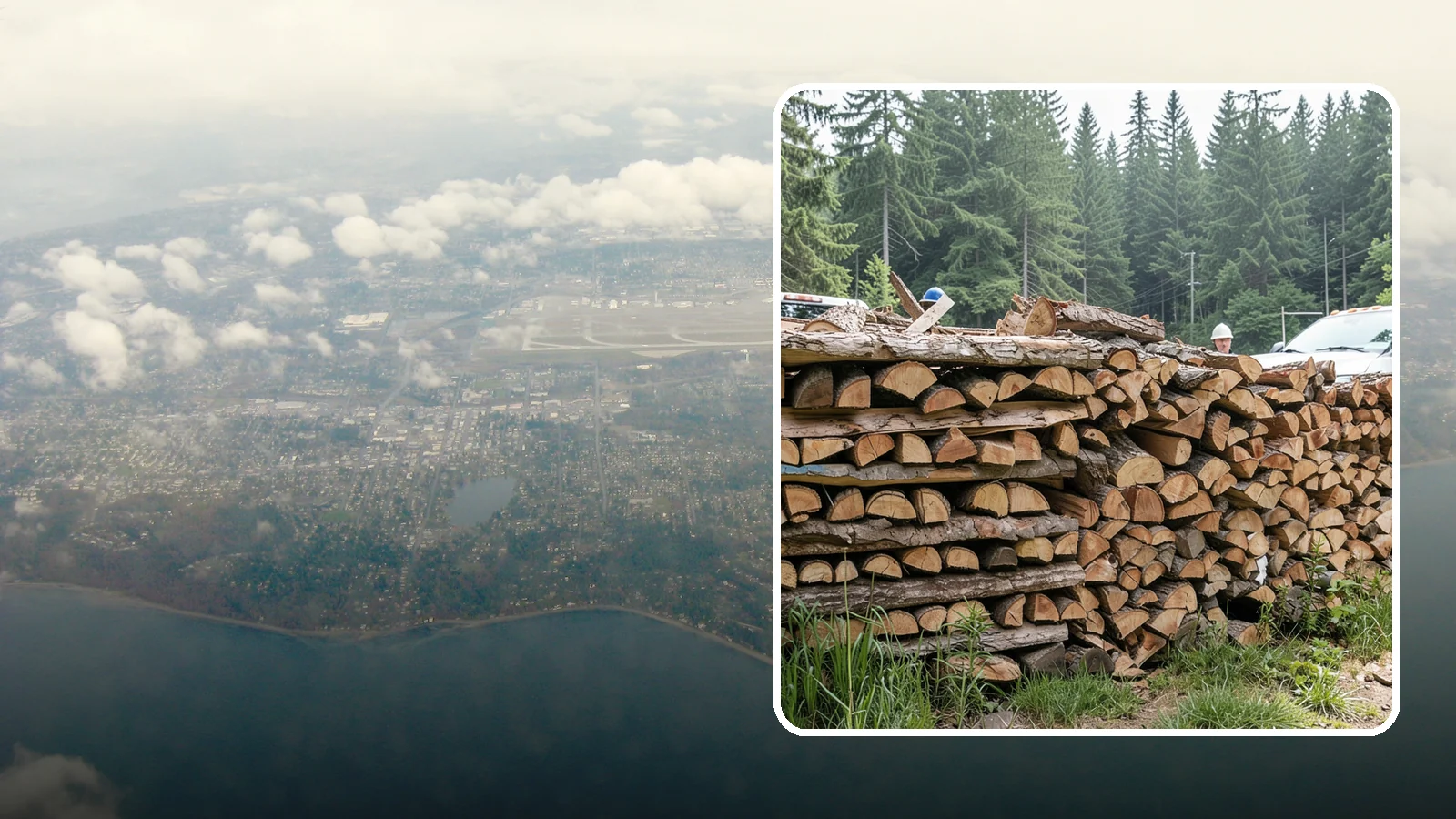 Truckload Firewood in Burien, King County, WA - A full truckload of firewood delivered in bulk for heavy burners and larger properties.