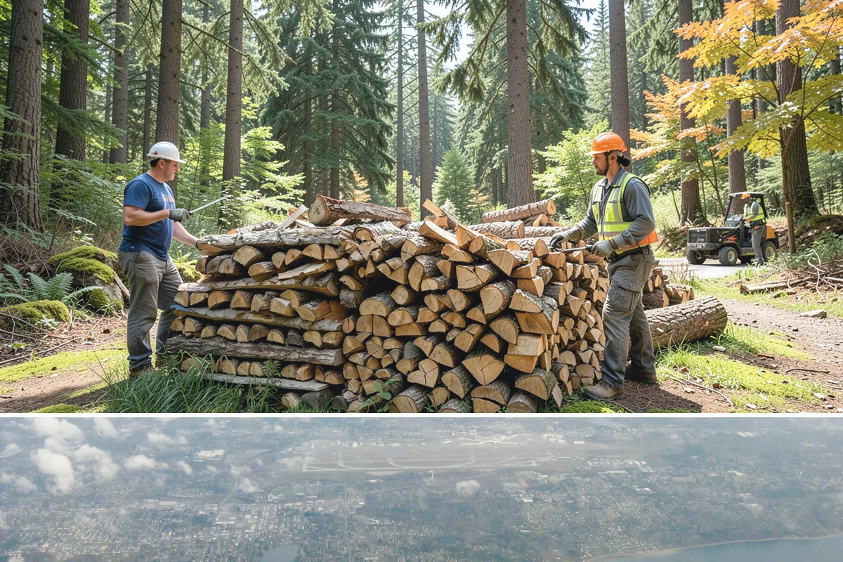 Truckload Firewood in Burien, King County, WA - Schedule a truckload in late summer to lock in supply and pricing before winter surges.