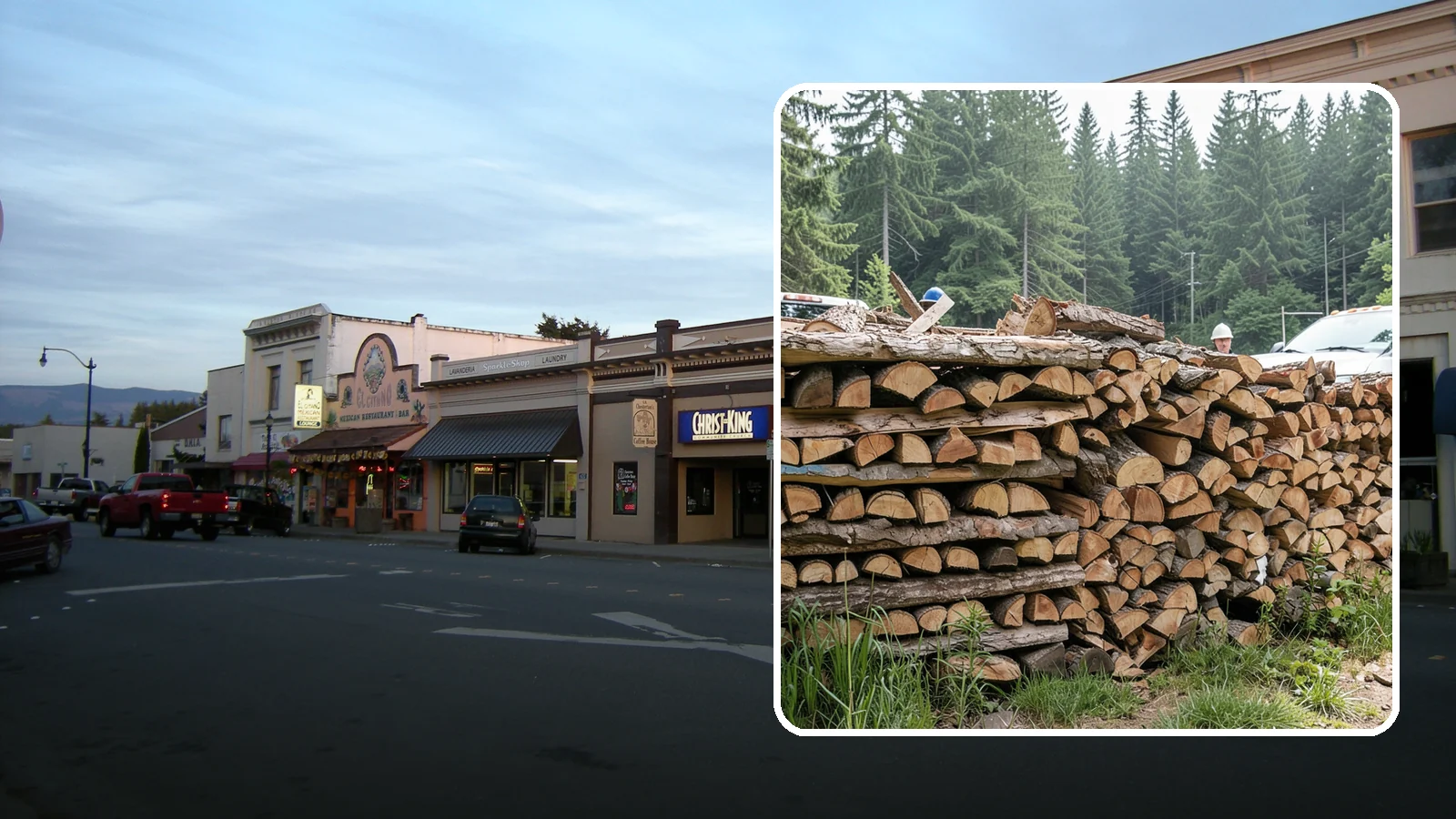 Truckload Firewood in Burlington, Skagit County, WA - A full truckload of firewood delivered in bulk for heavy burners and larger properties.