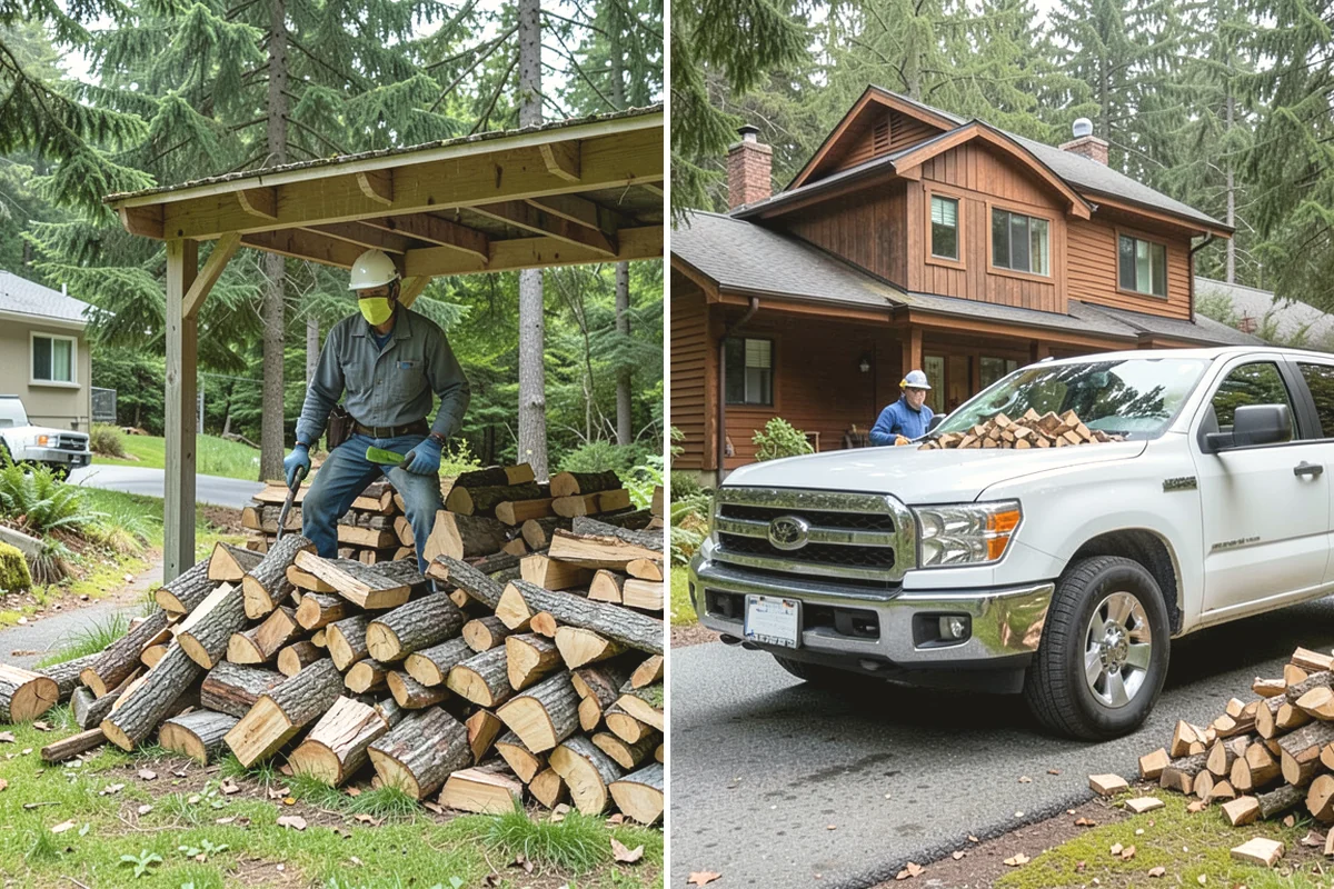 Truckload Firewood in Burlington, Skagit County, WA - Discuss your truckload needs and access