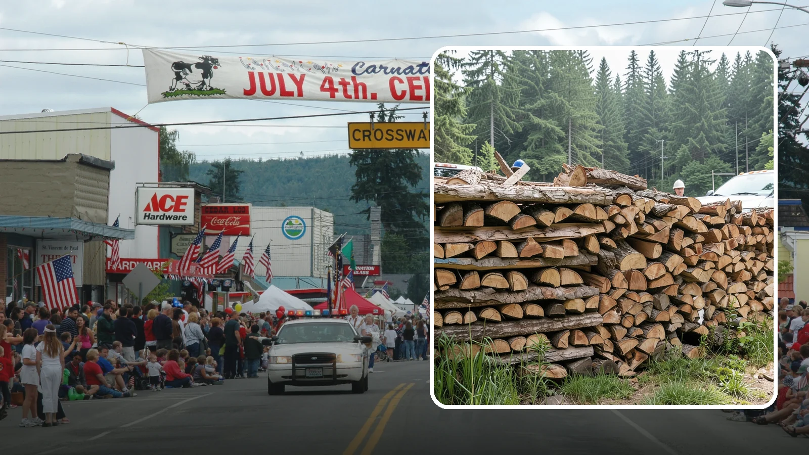 Truckload Firewood in Carnation, King County, WA - A full truckload of firewood delivered in bulk for heavy burners and larger properties.