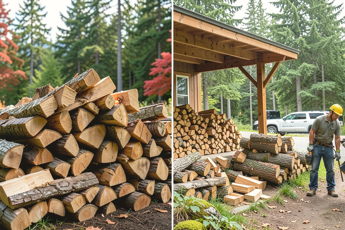 Truckload Firewood in Carnation, King County, WA - Discuss your truckload needs and access