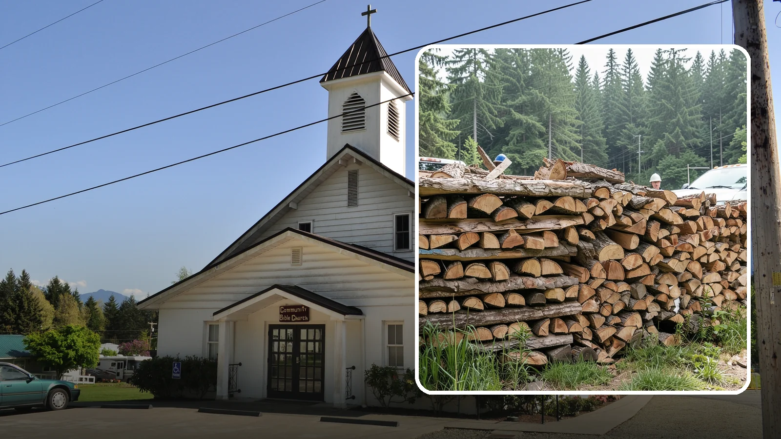 Truckload Firewood in Concrete, Skagit County, WA - A full truckload of firewood delivered in bulk for heavy burners and larger properties.