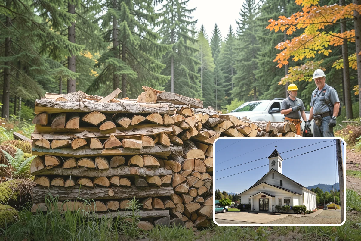 Truckload Firewood in Concrete, Skagit County, WA - Maximum volume in a single efficient delivery