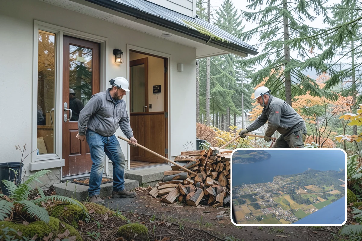 Truckload Firewood in Coupeville, Island County, WA - Maximum volume in a single efficient delivery
