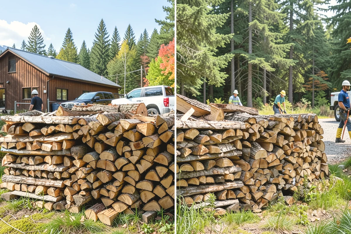 Truckload Firewood in Covington, King County, WA - Discuss your truckload needs and access