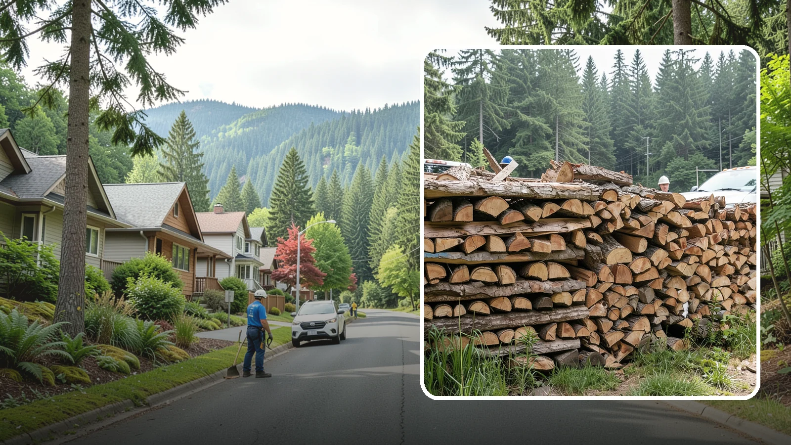 Truckload Firewood in Darrington, WA - A full truckload of firewood delivered in bulk for heavy burners and larger properties.