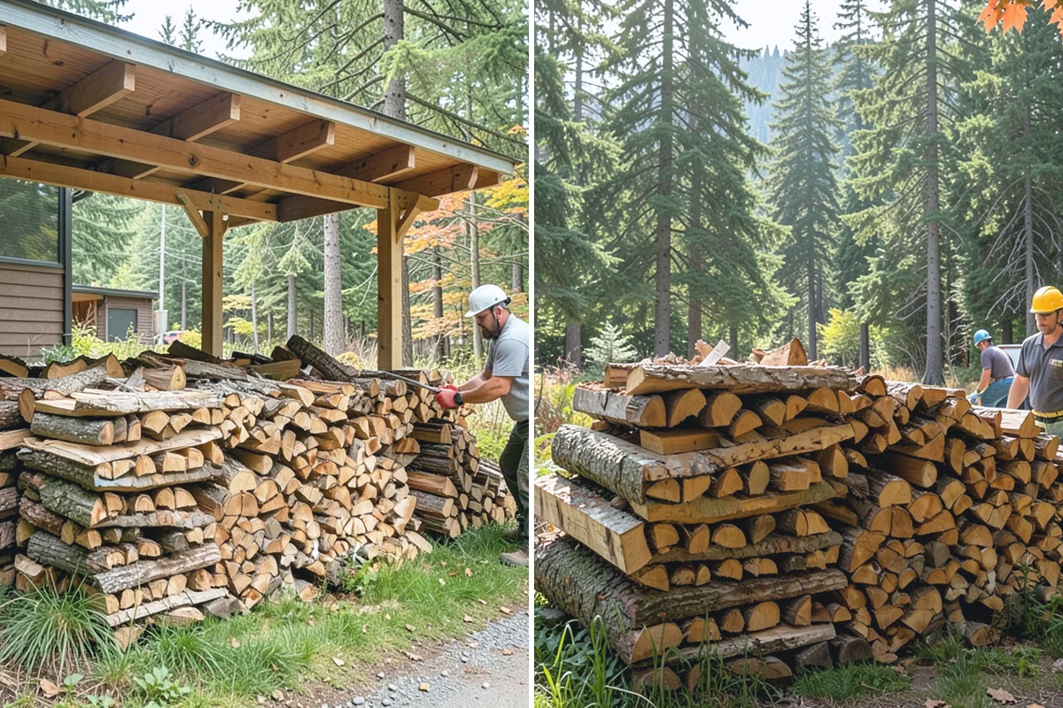 Truckload Firewood in Des Moines, King County, WA - Discuss your truckload needs and access