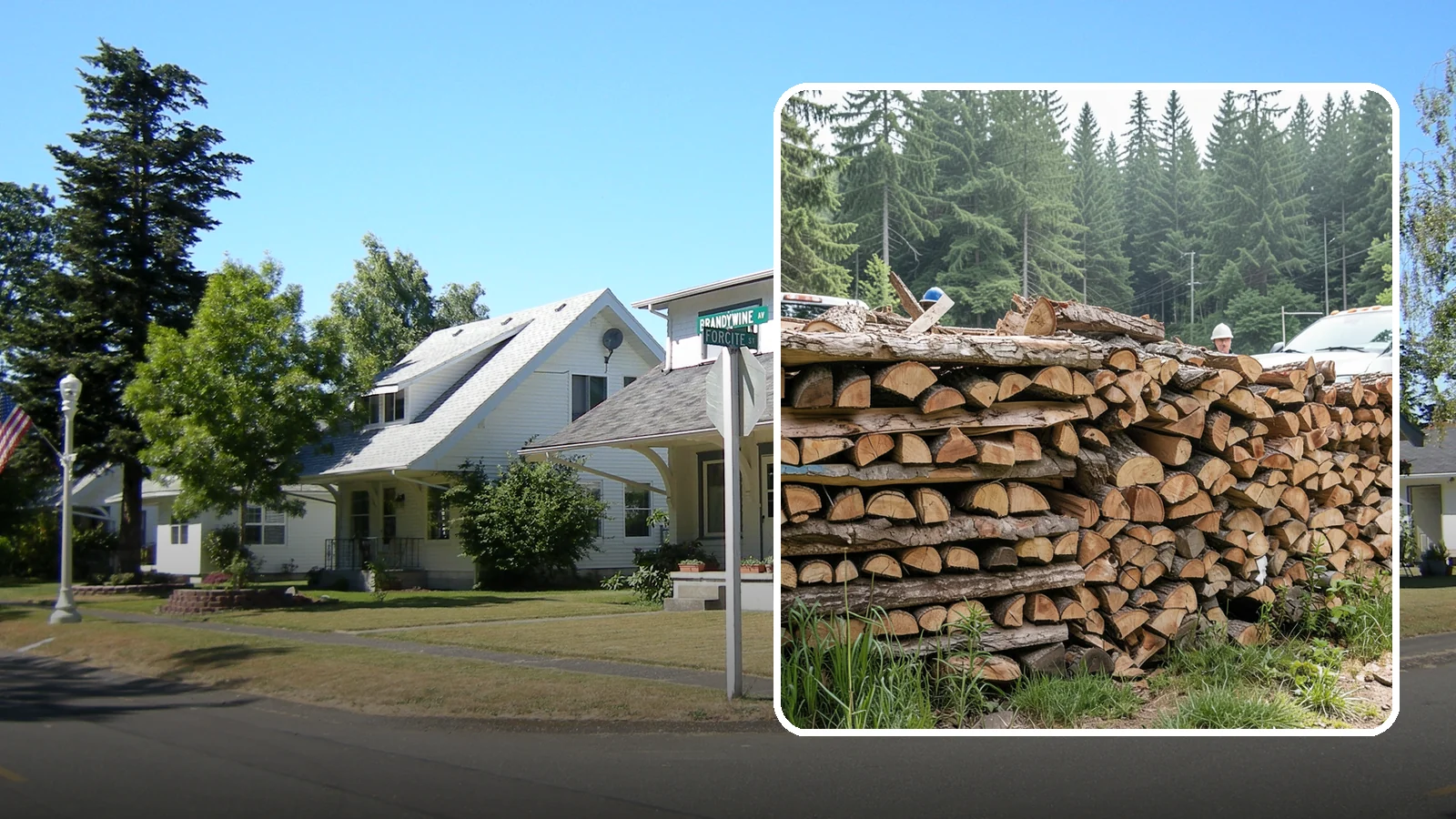 Truckload Firewood in DuPont, Pierce County, WA - A full truckload of firewood delivered in bulk for heavy burners and larger properties.