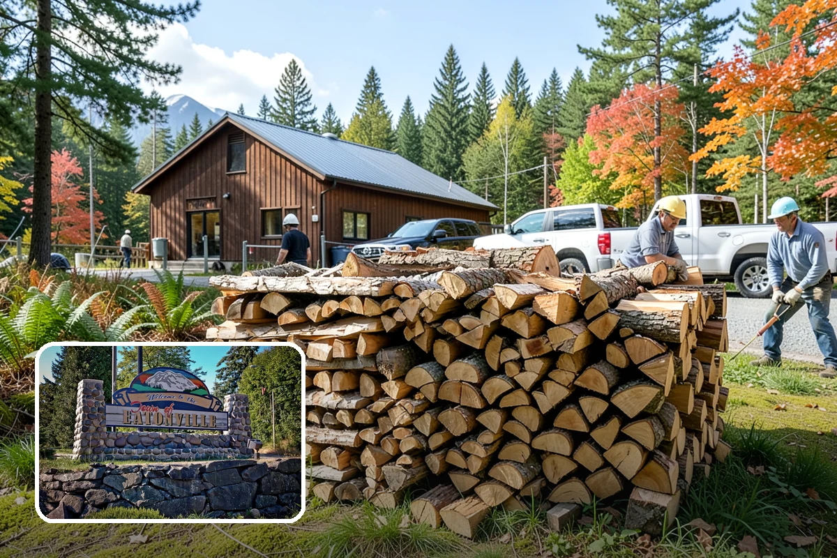 Truckload Firewood in Eatonville, WA - Maximum volume in a single efficient delivery