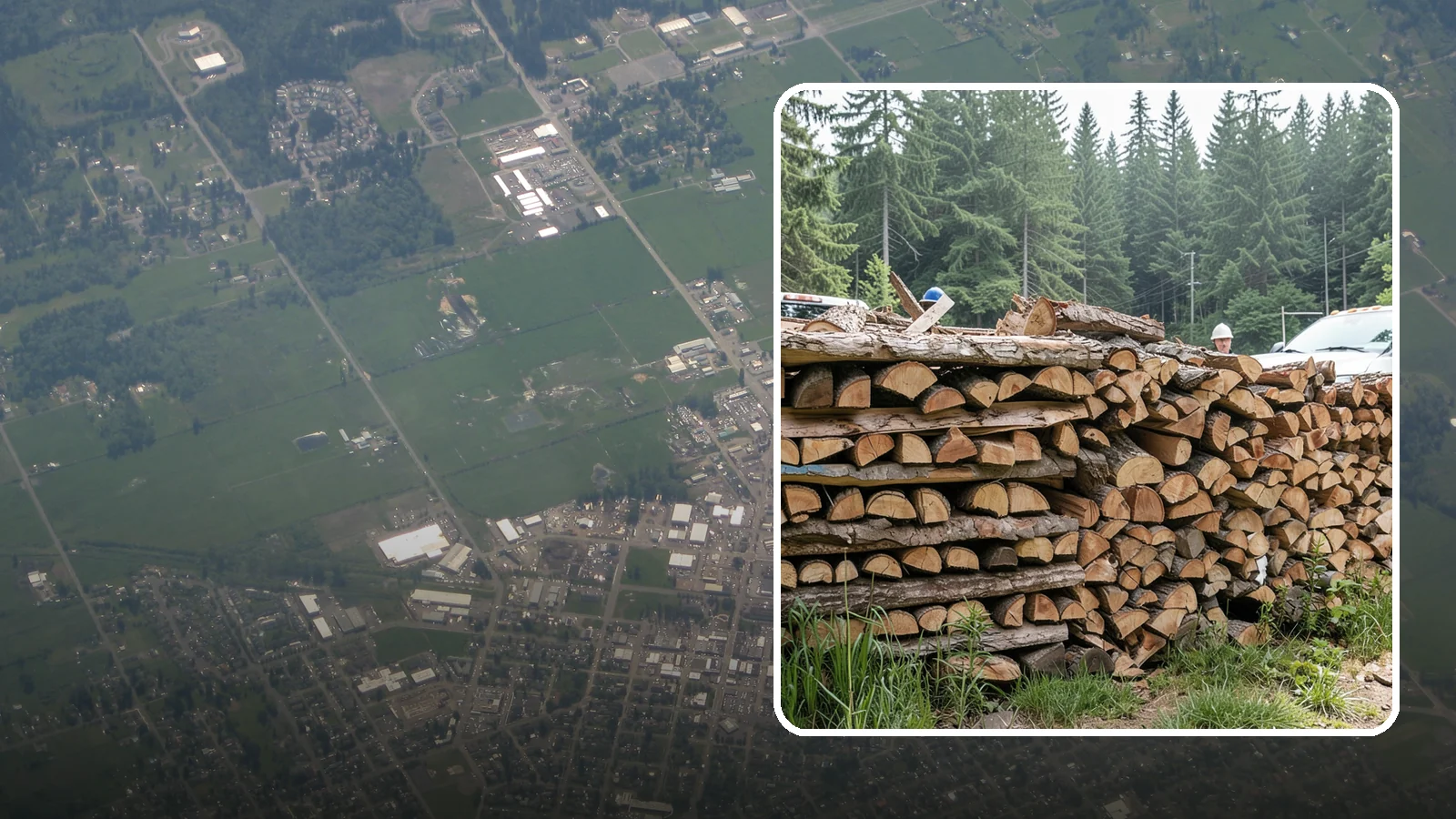 Truckload Firewood in Enumclaw, King County, WA - A full truckload of firewood delivered in bulk for heavy burners and larger properties.