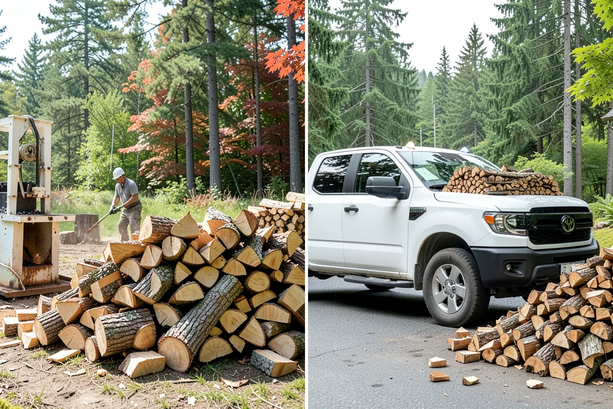 Truckload Firewood in Enumclaw, King County, WA - Discuss your truckload needs and access