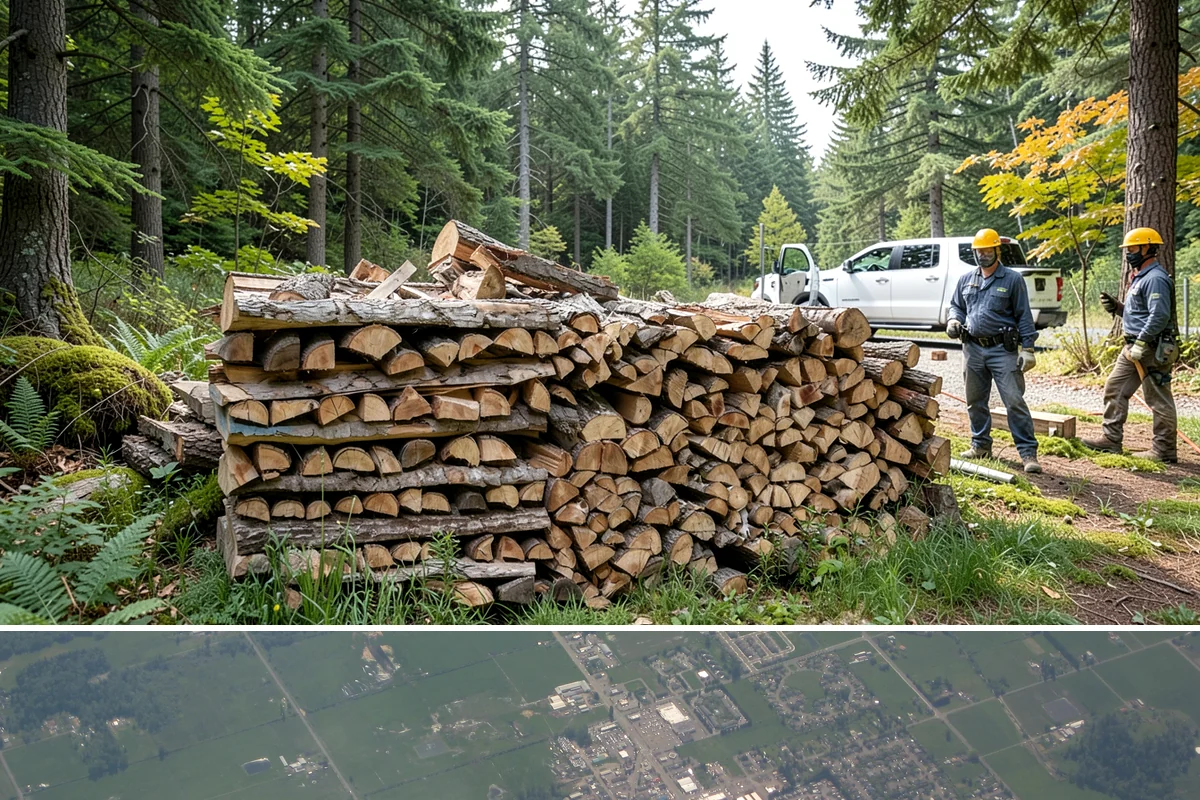 Truckload Firewood in Enumclaw, King County, WA - Schedule a truckload in late summer to lock in supply and pricing before winter surges.