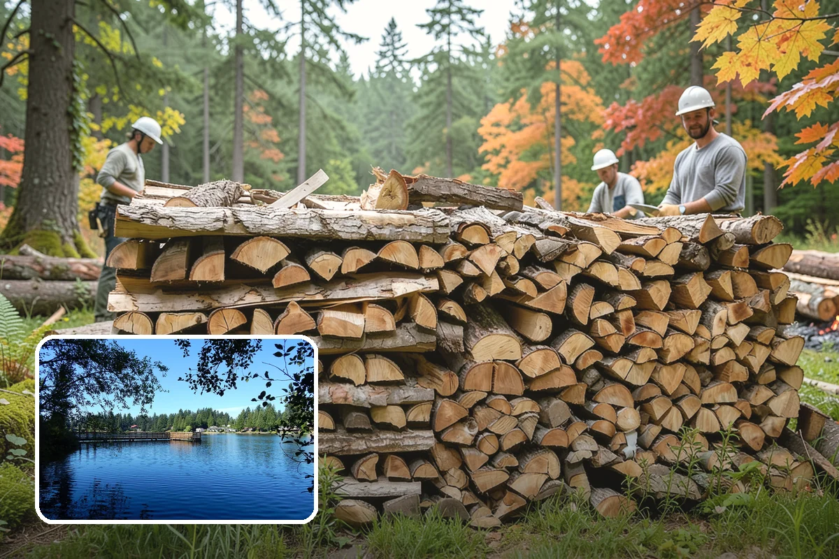 Truckload Firewood in Federal Way, King County, WA - Maximum volume in a single efficient delivery
