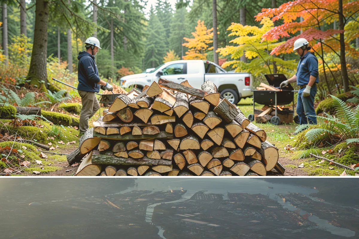 Truckload Firewood in Fife, Pierce County, WA - Schedule a truckload in late summer to lock in supply and pricing before winter surges.