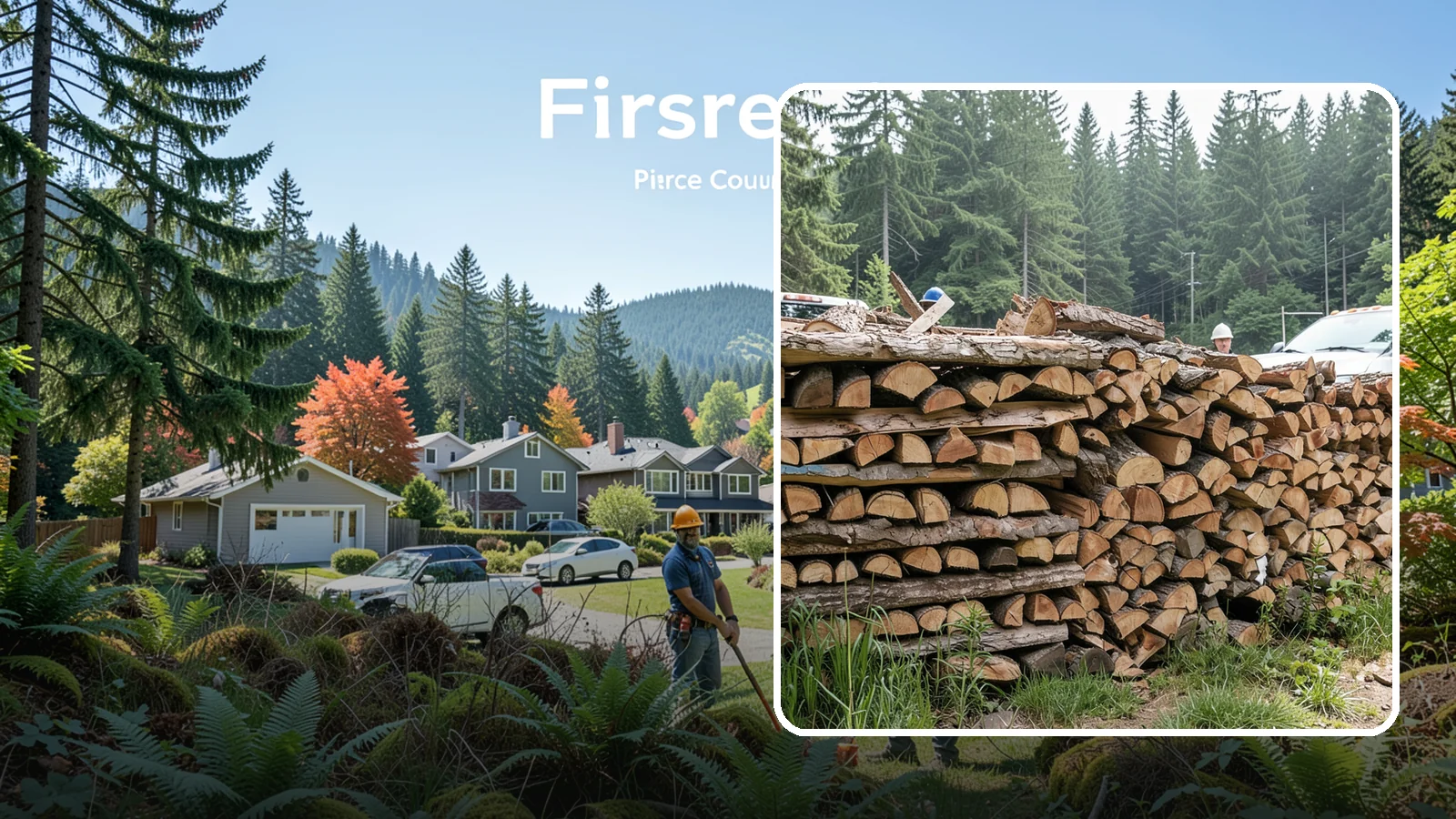 Truckload Firewood in Fircrest, Pierce County, WA - A full truckload of firewood delivered in bulk for heavy burners and larger properties.