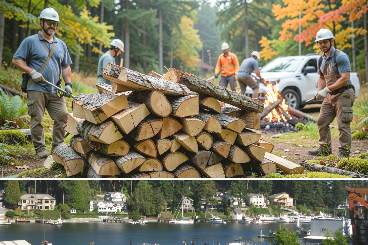 Truckload Firewood in Gig Harbor, Pierce County, WA - Schedule a truckload in late summer to lock in supply and pricing before winter surges.