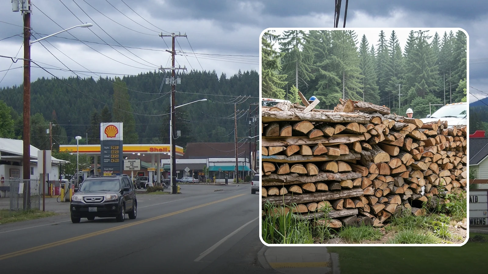 Truckload Firewood in Granite Falls, Snohomish County, WA - A full truckload of firewood delivered in bulk for heavy burners and larger properties.