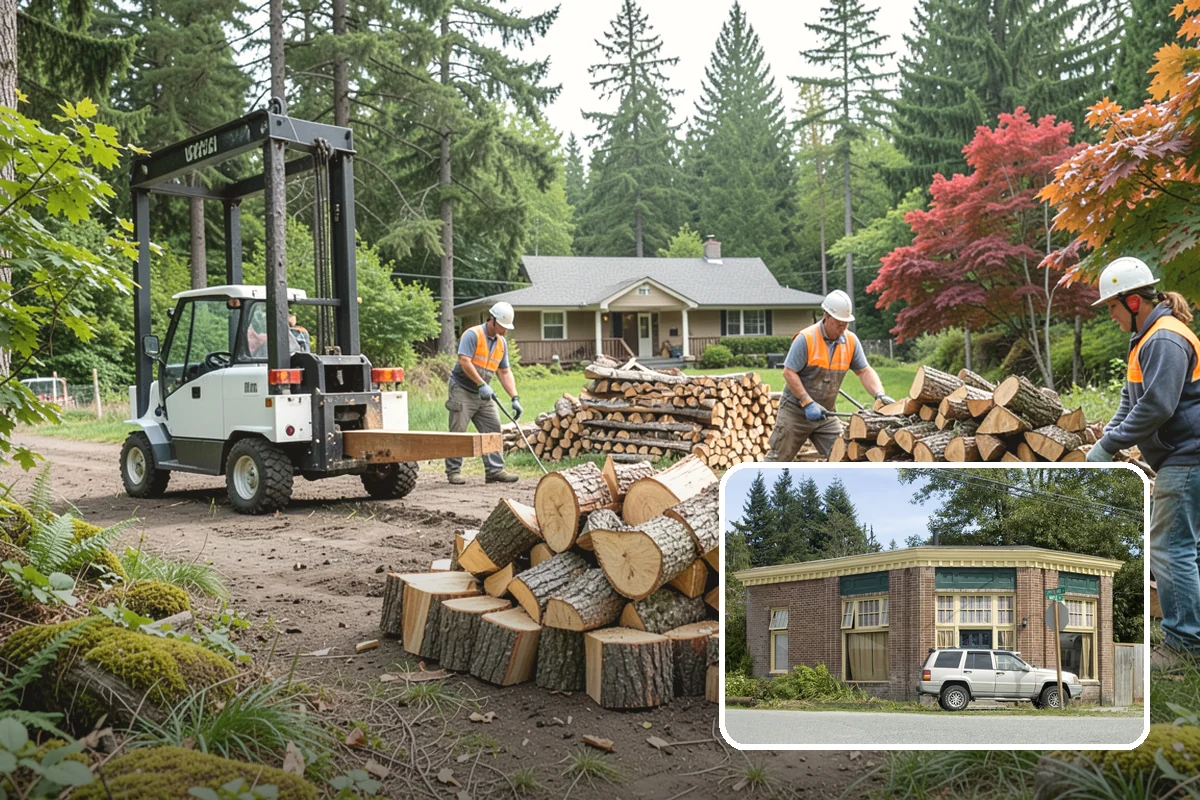 Truckload Firewood in Hamilton, Skagit County, WA - Maximum volume in a single efficient delivery