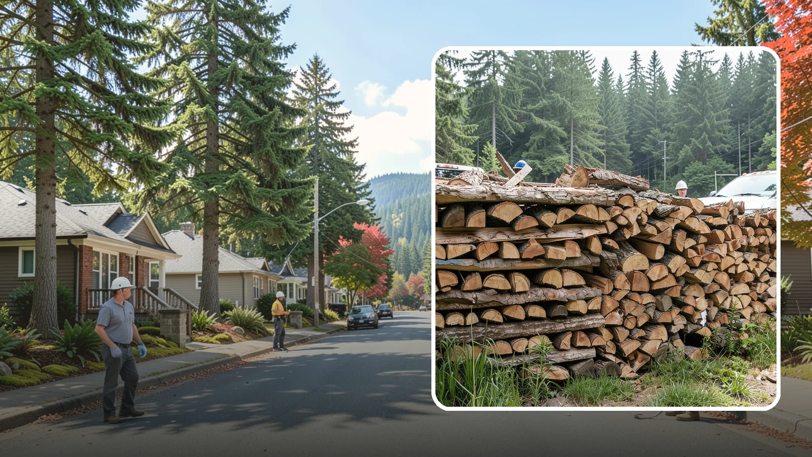 Truckload Firewood in Hunts Point, King County, WA - A full truckload of firewood delivered in bulk for heavy burners and larger properties.